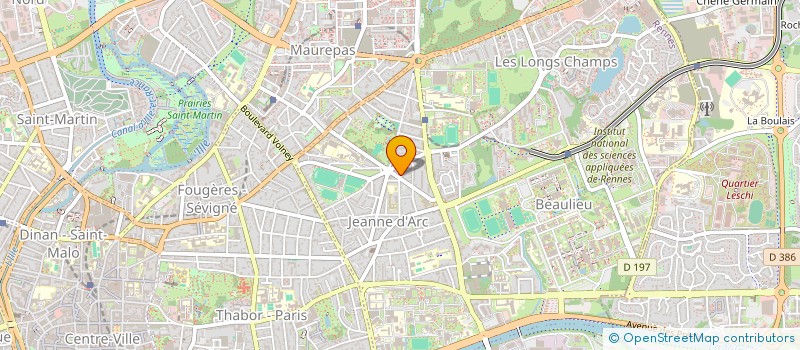 localisation de l'entreprise MADAME JAMILA RAFIK  RENNES