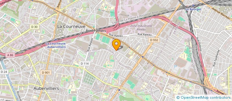 localisation de l'entreprise MADAME JAMILA RAZIG à LA COURNEUVE