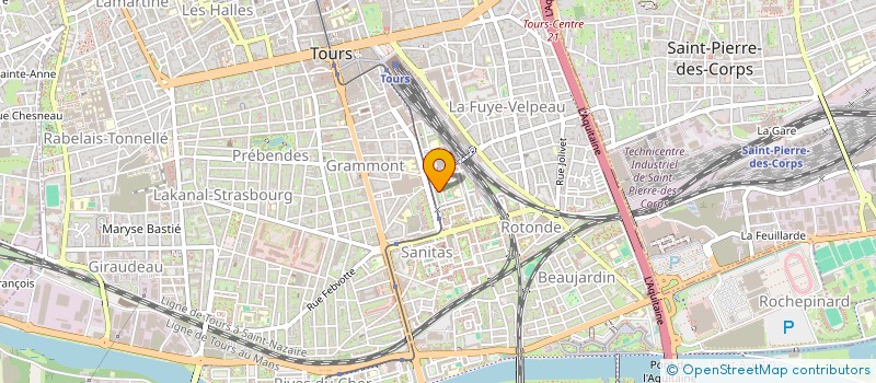 localisation de l'entreprise MADAME JAMILA TAHERYAR  TOURS