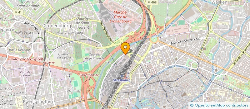 localisation de l'entreprise MADAME JAMILA WALLENTIN à STRASBOURG
