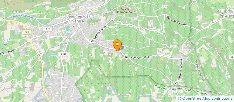 localisation de l'entreprise MADAME JAMILA ZAKARY  BEAUMES-DE-VENISE