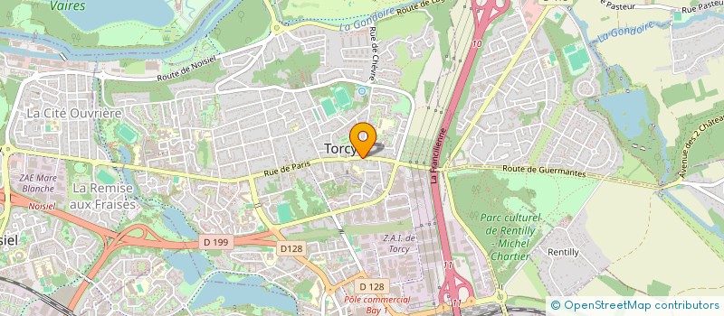 localisation de l'entreprise MADAME JAMILAH TELLI  TORCY