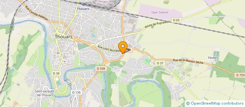 localisation de l'entreprise MADAME JAMILLA OULHASNI à THOUARS