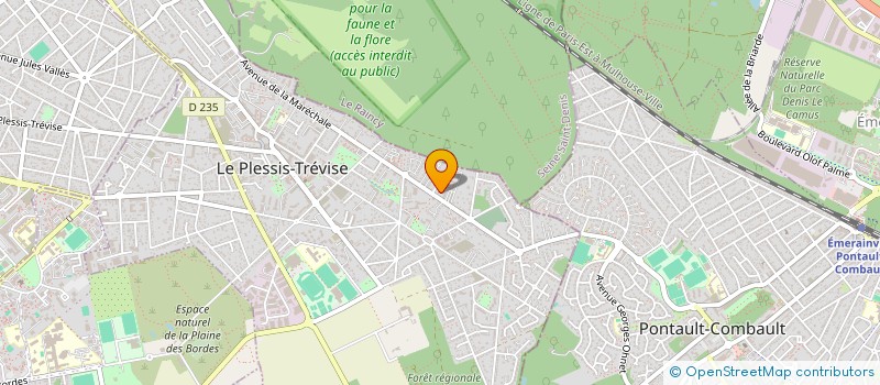 localisation de l'entreprise MADAME JAMILLE MORAIS DA SILVA à LE PLESSIS-TREVISE