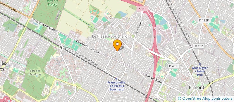 localisation de l'entreprise MADAME JANA BOUCEBAINE LOPES ROCHA  LE PLESSIS-BOUCHARD