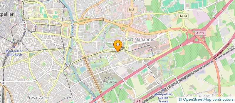 localisation de l'entreprise MADAME JANA HOGYOVA à MONTPELLIER