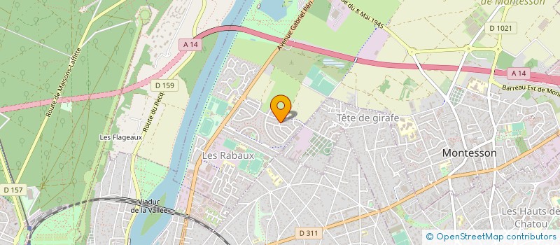 localisation de l'entreprise MADAME JANA HROMCOVA BIELA  SARTROUVILLE