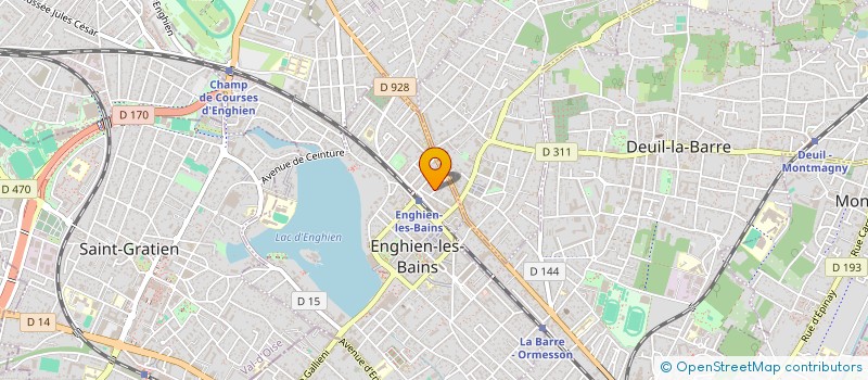 localisation de l'entreprise MADAME JANA IVANOVA  ENGHIEN-LES-BAINS