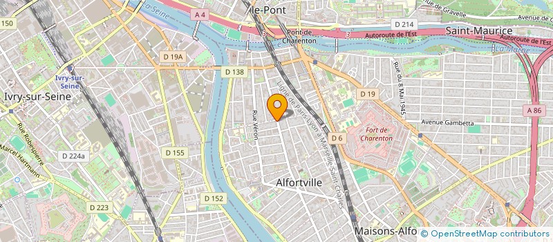 localisation de l'entreprise MADAME JANA MAJSTRIKOVA  ALFORTVILLE
