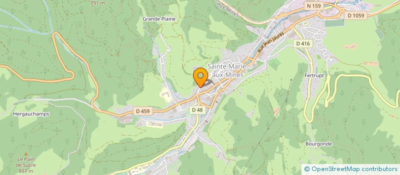 localisation de l'entreprise MADAME JANA SUSTOVA  SAINTE-MARIE-AUX-MINES