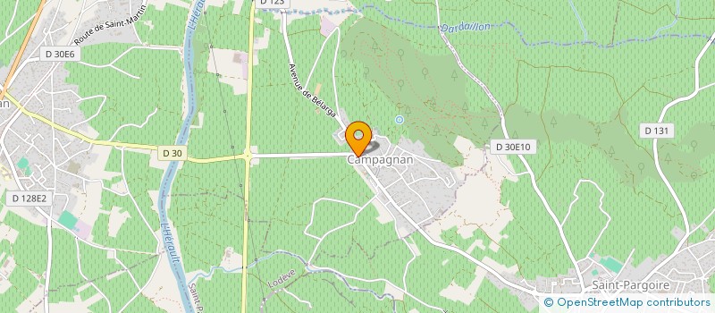 localisation de l'entreprise MADAME JANAINA DA SILVA SANTOS  CAMPAGNAN