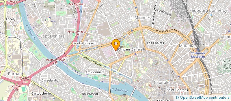 localisation de l'entreprise MADAME JANAINA LEYMARIE  TOULOUSE