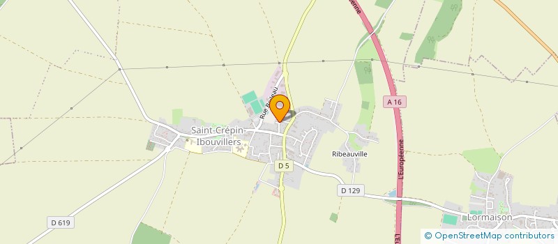 localisation de l'entreprise MADAME JANDIRA GOMES MARTINS  SAINT-CREPIN-IBOUVILLERS