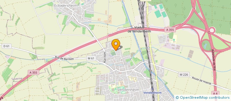 localisation de l'entreprise MADAME JANE ABAH ABAH  VENDENHEIM