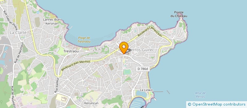 localisation de l'entreprise MADAME JANE ALLALI  PERROS-GUIREC