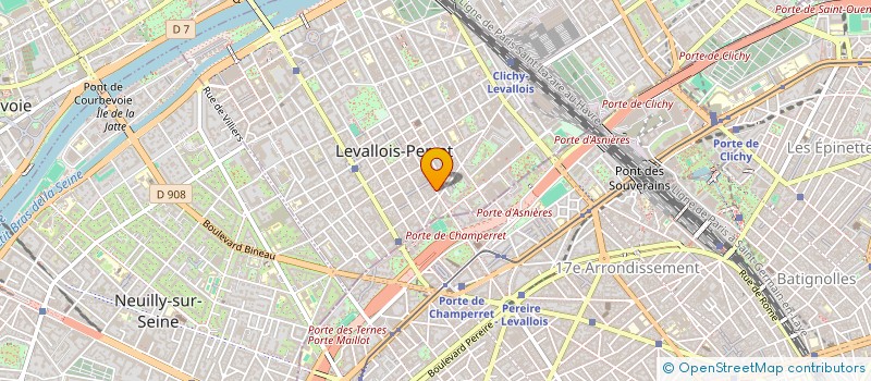localisation de l'entreprise MADAME JANE AMBACHTSHEER JANE à LEVALLOIS-PERRET