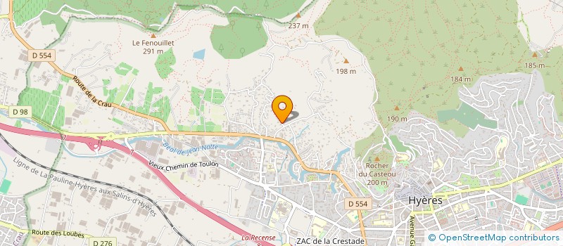 localisation de l'entreprise MADAME JANE BURT  HYERES