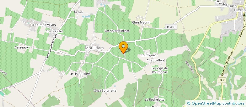 localisation de l'entreprise MADAME JANE CHAUSSE à MOULIDARS