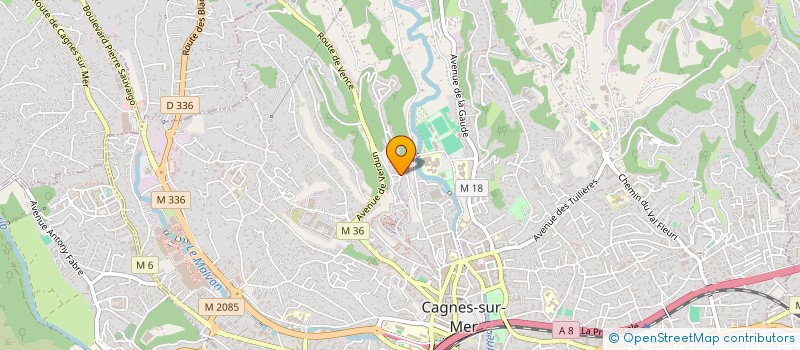 localisation de l'entreprise MADAME JANE CROS à CAGNES-SUR-MER