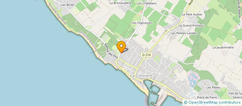 localisation de l'entreprise MADAME JANE DEBELLE  SAINT-PIERRE-D'OLERON