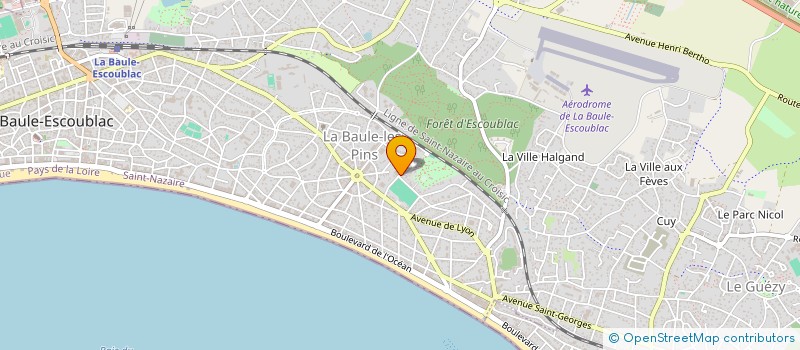 localisation de l'entreprise MADAME JANE DUCEPT à LA BAULE-ESCOUBLAC