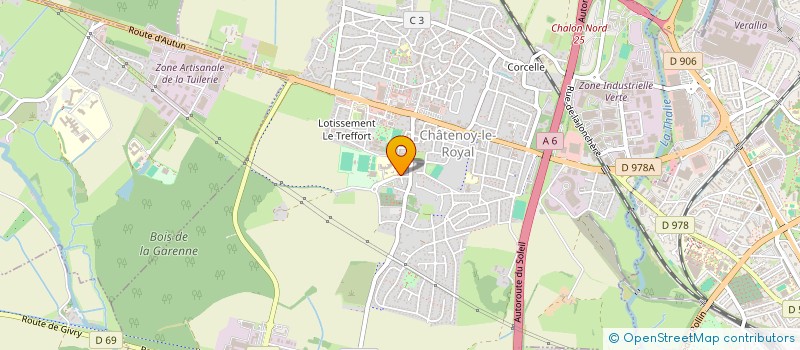 localisation de l'entreprise MADAME JANE DULLER  CHATENOY-LE-ROYAL