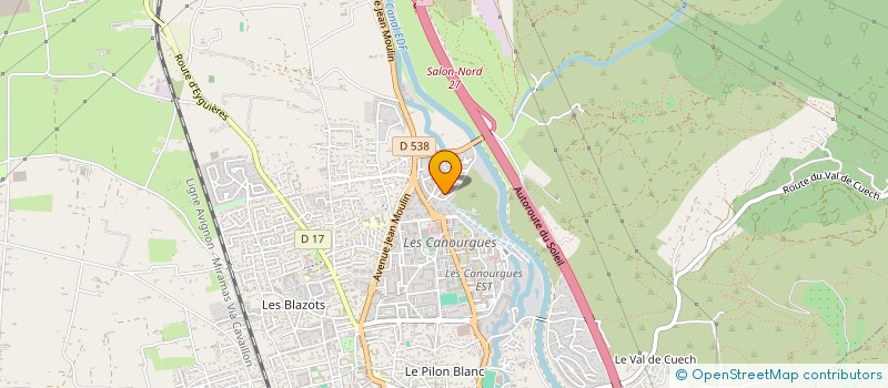 localisation de l'entreprise MADAME JANE EVANS  SALON-DE-PROVENCE