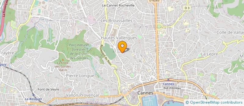 localisation de l'entreprise MADAME JANE GAUJOUX à CANNES
