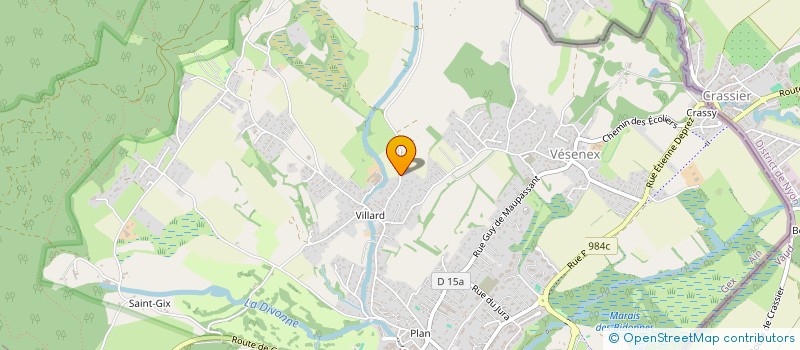 localisation de l'entreprise MADAME JANE GAYRAL  DIVONNE-LES-BAINS