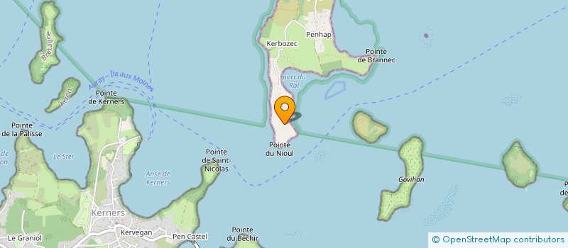 localisation de l'entreprise MADAME JANE GUILLAMOT  ILE-AUX-MOINES