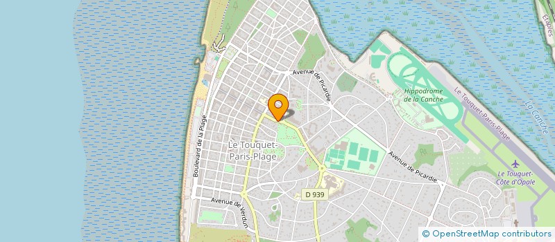 localisation de l'entreprise MADAME JANE HAUTION à LE TOUQUET-PARIS-PLAGE