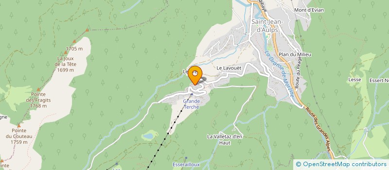 localisation de l'entreprise MADAME JANE HODDER  LA COTE-D'ARBROZ