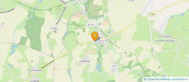 localisation de l'entreprise MADAME JANE IRELAND  URCIERS