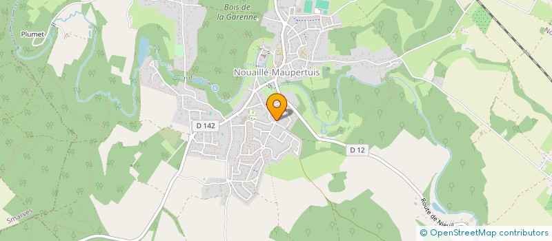 localisation de l'entreprise MADAME JANE JALLET  NOUAILLE-MAUPERTUIS