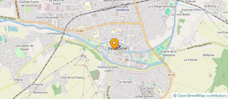 localisation de l'entreprise MADAME JANE LAMBRON à VENDOME