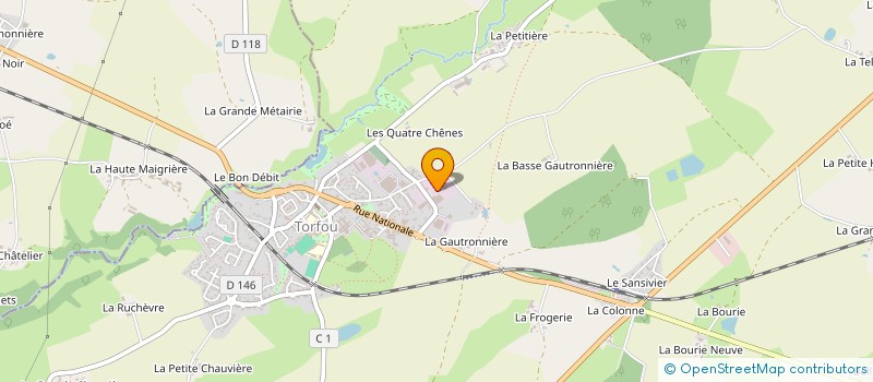 localisation de l'entreprise MADAME JANE-LOUISE GUILLOU à SEVREMOINE