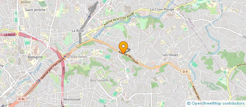 localisation de l'entreprise MADAME JANE LYSE CARUSO à MARSEILLE
