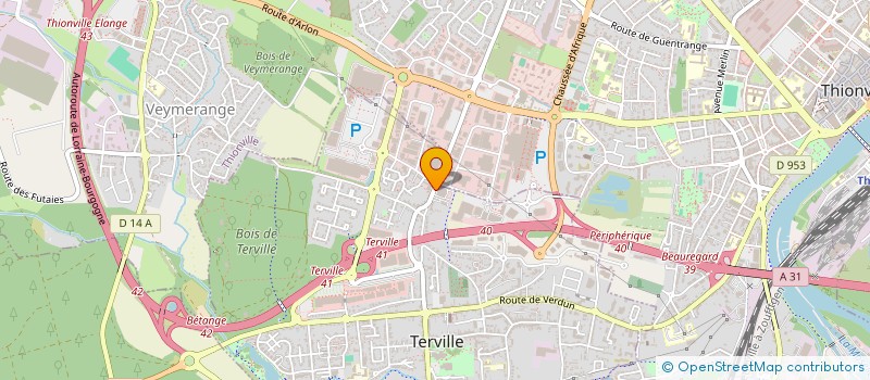 localisation de l'entreprise MADAME JANE MARTINEZ  TERVILLE