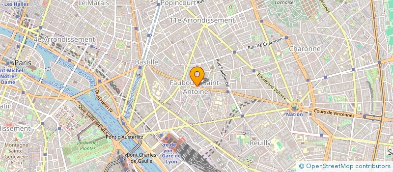 localisation de l'entreprise MADAME JANE MEEK  PARIS 11