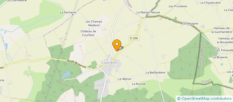 localisation de l'entreprise MADAME JANE NEWBY  COURLEON