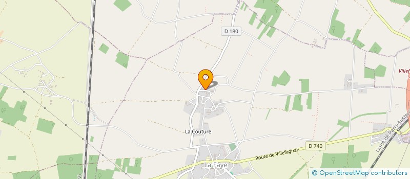 localisation de l'entreprise MADAME JANE PARSONS à LA FAYE