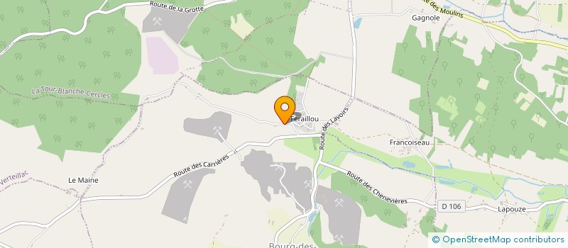 localisation de l'entreprise MADAME JANE SCROGGS-ARMSTRONG  BRANTOME EN PERIGORD