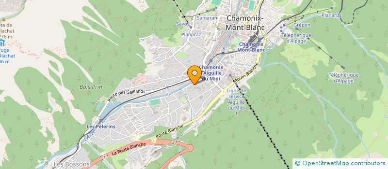 localisation de l'entreprise MADAME JANE SNOOK  CHAMONIX-MONT-BLANC