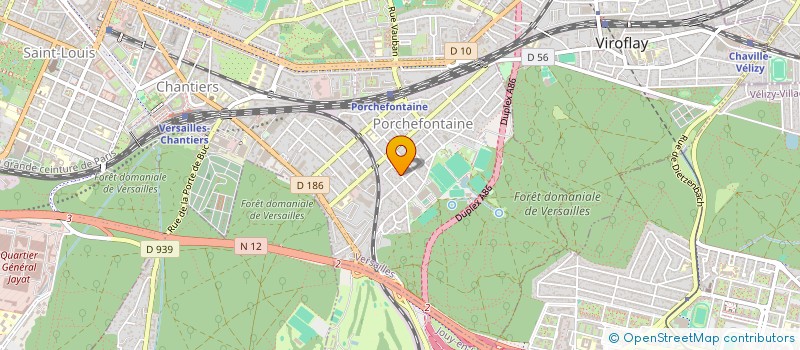 localisation de l'entreprise MADAME JANE-SOPHIE LE TINIER à VERSAILLES