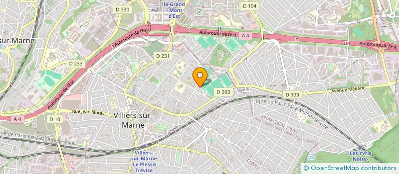 localisation de l'entreprise MADAME JANE TAYLOR  VILLIERS-SUR-MARNE