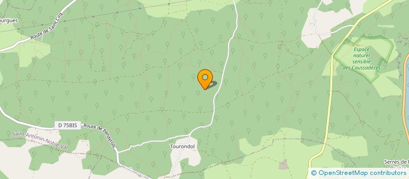 localisation de l'entreprise MADAME JANE WEBER  SAINT-ANTONIN-NOBLE-VAL