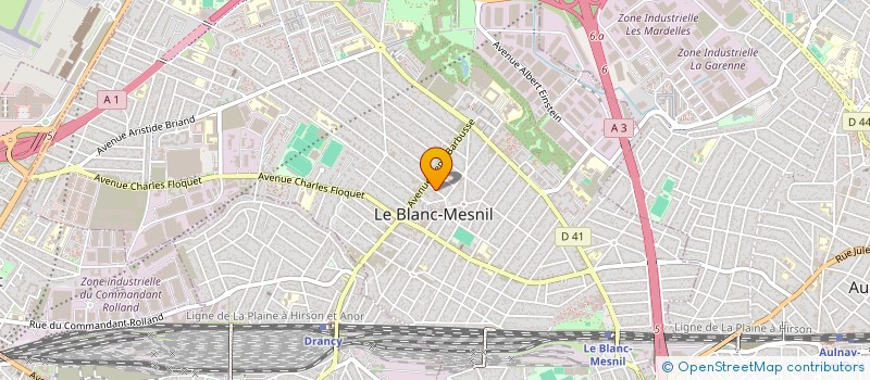 localisation de l'entreprise MADAME JANE WERY  LE BLANC-MESNIL
