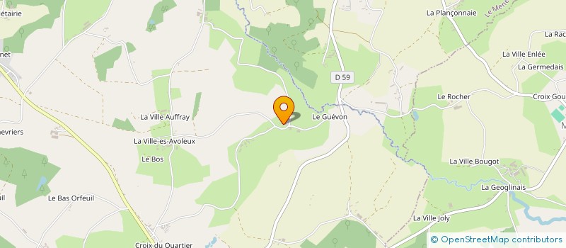 localisation de l'entreprise MADAME JANE WILSHER  SAINT-VRAN