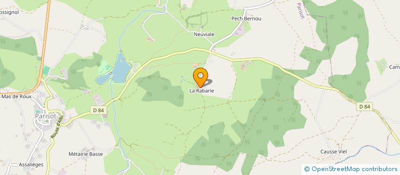 localisation de l'entreprise MADAME JANE WOODS  CAYLUS