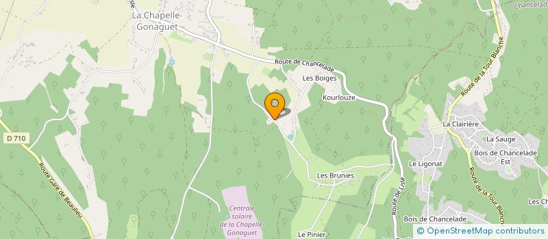 localisation de l'entreprise MADAME JANEDEE SEENEVASSEN  LA CHAPELLE-GONAGUET